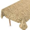 Wachstuch Tischdecke abwaschbar Meterware Wachstuchdecke Breite 140cm Gold