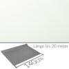 Kunstleder Meterware Leder Stoff Lederimitat 140cm Breit Weiß – 100x140cm