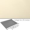 Kunstleder Meterware Leder Stoff Lederimitat 140cm Breit Creme