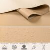 Kunstleder Meterware Leder Stoff Lederimitat 140cm Breit Beige
