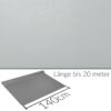 Kunstleder Meterware Leder Stoff Lederimitat 140cm Breit Hellgrau