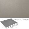 Kunstleder Meterware Leder Stoff Lederimitat 140cm Breit Helltaupe