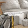 Kunstleder Meterware Leder Stoff Lederimitat 140cm Breit Helltaupe – 100x140cm