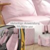 Kunstleder Meterware Leder Stoff Lederimitat 140cm Breit Pink