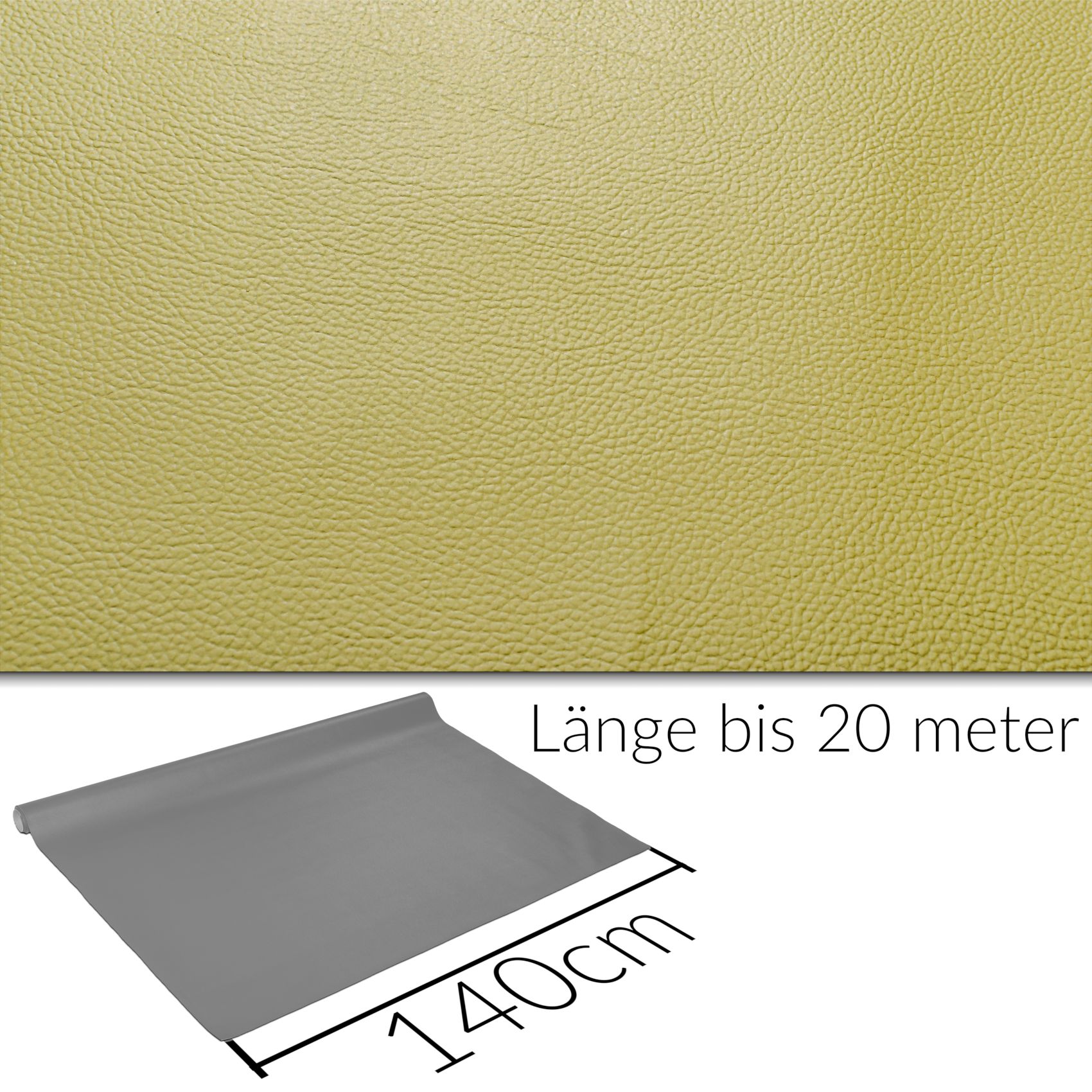PPMOON31_40-1 Kunstleder Meterware Leder Stoff Lederimitat 140cm Breit Pistazie – 100x140cm