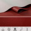 Kunstleder Meterware Leder Stoff Lederimitat 140cm Breit Dunkelrot – 100x140cm