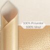 Kunstleder Meterware Leder Stoff Lederimitat 140cm Breit Gold Metallic