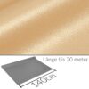 Kunstleder Meterware Leder Stoff Lederimitat 140cm Breit Gold Metallic