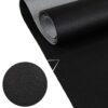 Kunstleder Meterware Leder Stoff Lederimitat 140cm Breit Schwarz – 100x140cm