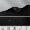 Kunstleder Meterware Leder Stoff Lederimitat 140cm Breit Schwarz – 100x140cm