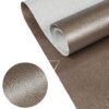 Kunstleder Meterware Leder Stoff Lederimitat 140cm Breit Moosgrau Metallic