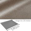 Kunstleder Meterware Leder Stoff Lederimitat 140cm Breit Moosgrau Metallic