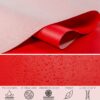 Kunstleder Meterware Leder Stoff Lederimitat 140cm Breit Feuerrot – 100x140cm