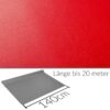 Kunstleder Meterware Leder Stoff Lederimitat 140cm Breit Feuerrot