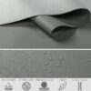 Kunstleder Meterware Leder Stoff Lederimitat 140cm Breit Dunkelgrau – 100x140cm