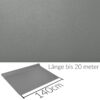 Kunstleder Meterware Leder Stoff Lederimitat 140cm Breit Dunkelgrau – 100x140cm