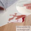 Tischschoner Tischpolster Tischdeckenunterlage Glatt Weiß 1,5mm Molton Viesrücken Meterware 20m – 100x140cm