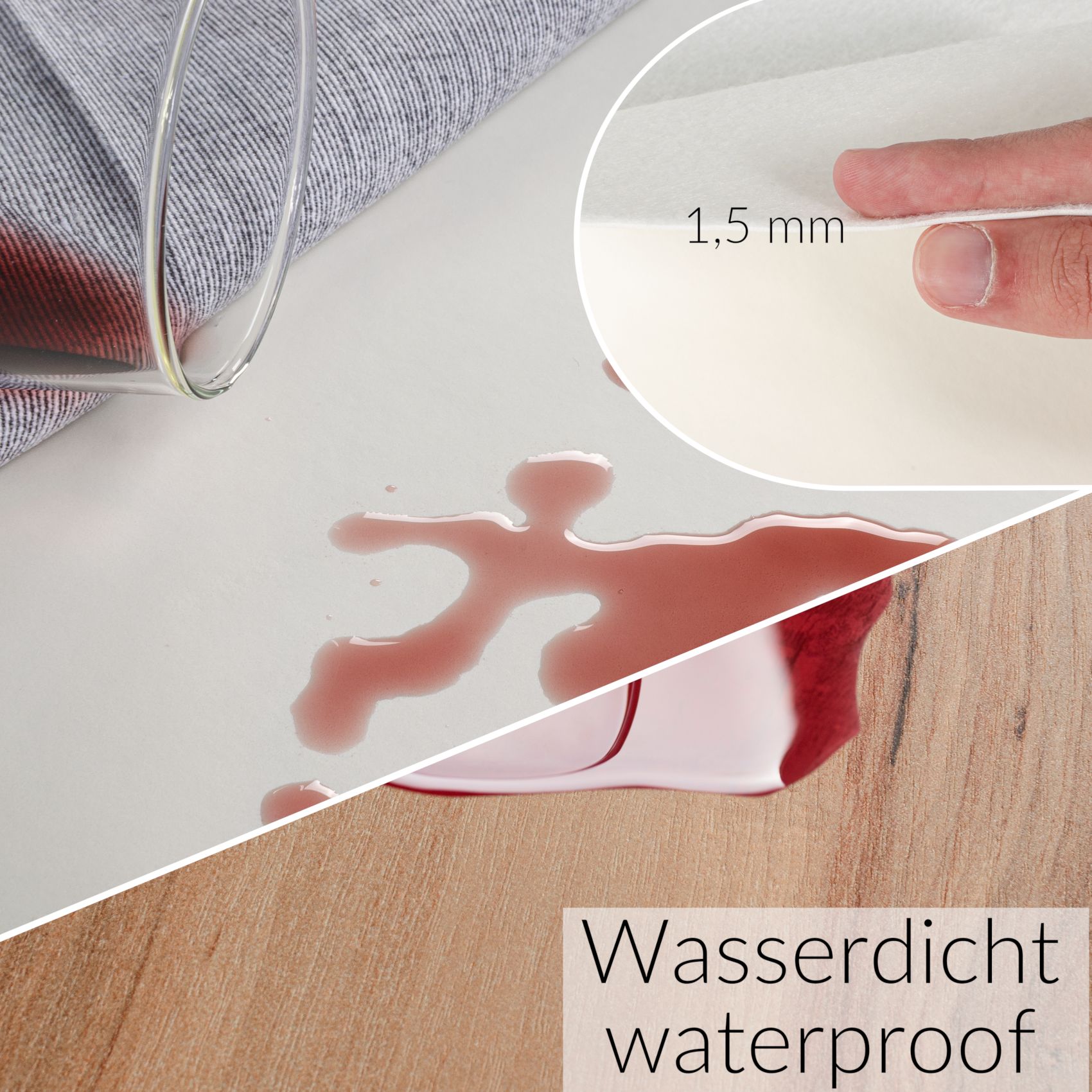 PPTA0015_20-25 Tischschoner Tischpolster Tischdeckenunterlage Glatt Weiß 1,5mm Molton Viesrücken Meterware 20m – Oval 320x140cm