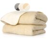 Kuscheldecke Tagesdecke Baumwolle Dralon Decke Premium Wohndecke Uni