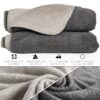 Kuscheldecke Tagesdecke Baumwolle Dralon Decke Premium Wohndecke Uni