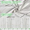 Stoff Tischdecke abwaschbar Tischwäsche Textil Tischtuch Baumwolle Polyester Holz Grau Outdoor Tischdecke Gartentischdecke