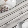 Stoff Tischdecke abwaschbar Tischwäsche Textil Tischtuch Baumwolle Polyester Holz Grau Outdoor Tischdecke Gartentischdecke