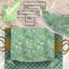 Stoff Tischdecke abwaschbar Tischwäsche Textil Tischtuch Baumwolle Polyester Tropik Outdoor Tischdecke Gartentischdecke – 90x130cm, Schnittkante
