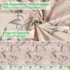 Stoff Tischdecke abwaschbar Tischwäsche Textil Tischtuch Baumwolle Polyester Kalibri Outdoor Tischdecke Gartentischdecke – 90x130cm, Schnittkante