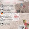 Stoff Tischdecke abwaschbar Tischwäsche Textil Tischtuch Baumwolle Polyester Kalibri Outdoor Tischdecke Gartentischdecke – 90x130cm, Schnittkante