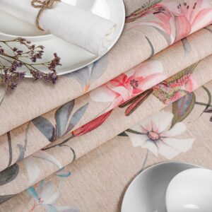 Stoff Tischdecke abwaschbar Tischwäsche Textil Tischtuch Baumwolle Polyester Kalibri Outdoor Tischdecke Gartentischdecke
