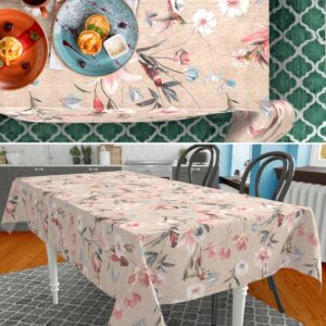 Stoff Tischdecke abwaschbar Tischwäsche Textil Tischtuch Baumwolle Polyester Kalibri Outdoor Tischdecke Gartentischdecke