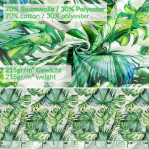 Stoff Tischdecke abwaschbar Tischwäsche Textil Tischtuch Baumwolle Polyester Palmen Outdoor Tischdecke Gartentischdecke