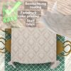 Stoff Tischdecke Tischwäsche Textil Tischtuch Baumwolle Polyester Jacquard Ornamente Meterware Premium Barock Beige Outdoor Tischdecke Gartentischdecke – 90x130cm, Schnittkante