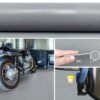 Gummimatte Gummiläufer Glatt 3mm Grau 100cm Breit auf TPE, Geruchslos – Bodenbelag, Bodenmatte
