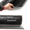 VROL-091-180_40-jpg Gummimatte Türvorleger Fußabtreter Gummi Türmatte mit Noppen Schwarz – 90x180cm
