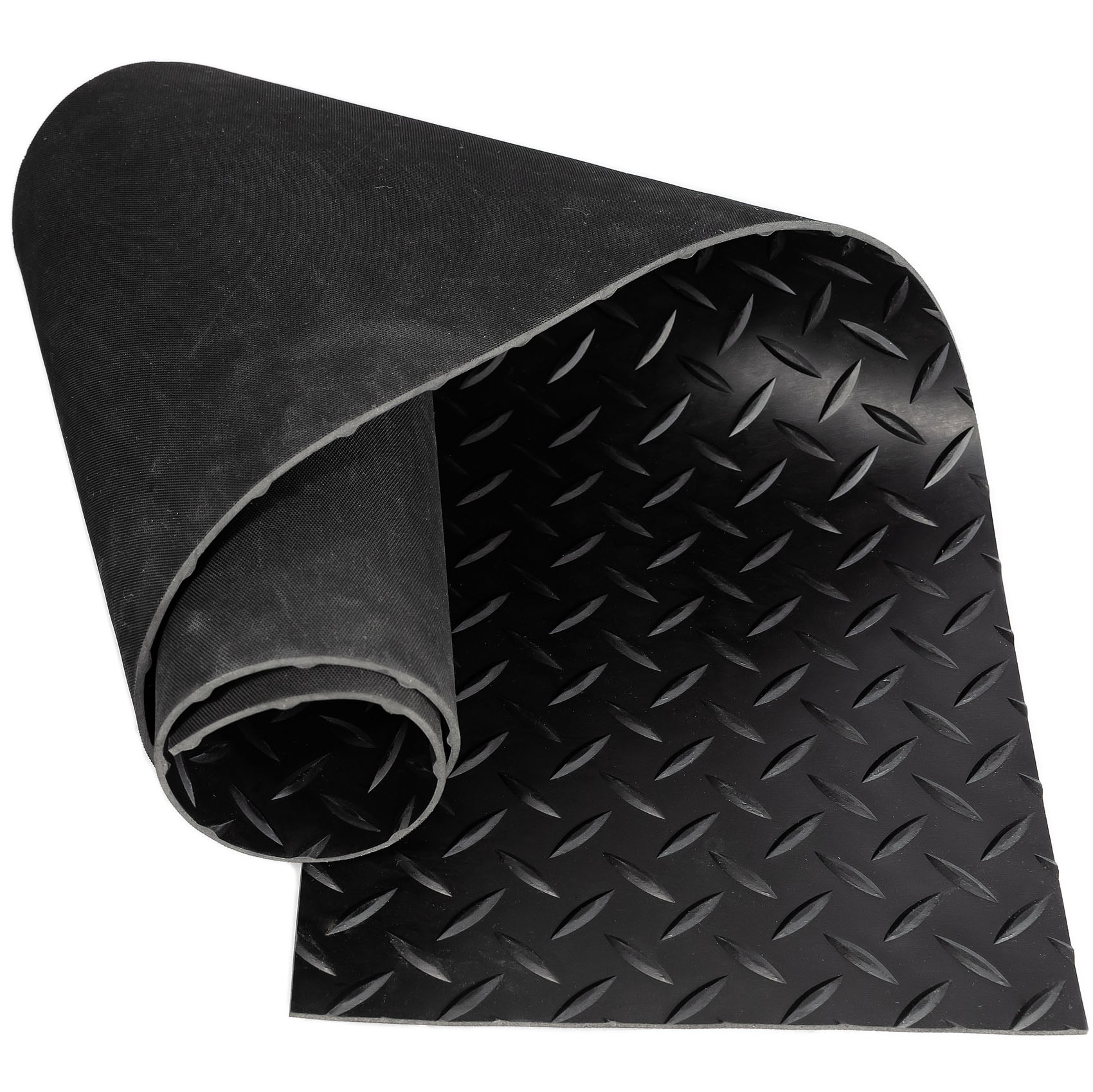 Pyramidenmatte 3mm, Schwarz, 1,2m Breite