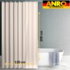 Duschvorhang Badewanne Textil Badezimmervorhang mit Ringen waschbar 5 Farben 3 Größen