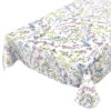 Wachstuch Tischdecke abwaschbar Wachstischdecke Meterware Rechteck Blumen Outdoor Gartentischdecke 160cm Breite