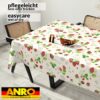 Wachstuch Tischdecke abwaschbar Wachstischdecke Meterware Rechteck Erdbeeren Outdoor Tischdecke Gartentischdecke