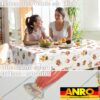 Wachstuch Tischdecke abwaschbar Wachstischdecke Meterware Rechteck Eiscafe Outdoor Tischdecke Gartentischdecke