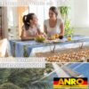 Wachstuch Tischdecke abwaschbar Wachstischdecke Meterware Urlaub Outdoor Tischdecke Gartentischdecke