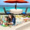 Wachstuch Tischdecke abwaschbar Wachstischdecke Meterware Herz Beige Outdoor Tischdecke Gartentischdecke