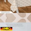 Wachstuch Tischdecke abwaschbar Wachstischdecke Meterware Herz Beige Outdoor Tischdecke Gartentischdecke