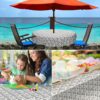 Wachstuch Tischdecke abwaschbar Wachstischdecke Meterware Herz Grau Outdoor Tischdecke Gartentischdecke