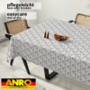 Wachstuch Tischdecke abwaschbar Wachstischdecke Meterware Herz Grau Outdoor Tischdecke Gartentischdecke