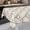 Wachstuch Tischdecke abwaschbar Wachstischdecke Meterware Wellen Outdoor Tischdecke Gartentischdecke