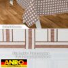 Wachstuch Tischdecke abwaschbar Wachstischdecke Meterware Karo Beige Outdoor Tischdecke Gartentischdecke