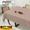 Wachstuch Tischdecke abwaschbar Wachstischdecke Meterware Karo Beige Outdoor Tischdecke Gartentischdecke