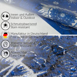 Wachstuch Tischdecke abwaschbar Wachstischdecke Meterware Rechteck Astrologie Outdoor Tischdecke Gartentischdecke