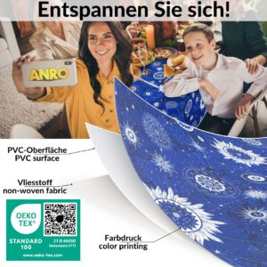 Wachstuch Tischdecke abwaschbar Wachstischdecke Meterware Rechteck Astrologie Outdoor Tischdecke Gartentischdecke